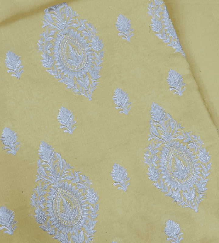 2PC Lawn Embroidered Dress