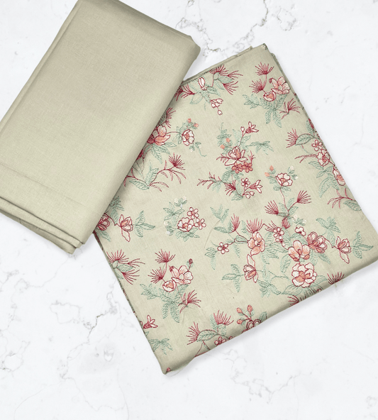 Lawn Embroidered 2PC
